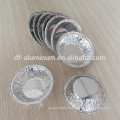 Feuillet en aluminium jetable Biscuit Cookie Muffin Cupcake Egg Tart Moule Rond En Aluminium Container